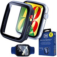 3mk Satin Armor WatchCase+ s tvrzeným sklem na Apple Watch (10/11) 46mm černý - Protective Watch Cover