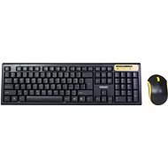 EVOLVEO WK-160 black and yellow - Keyboard and Mouse Set