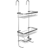Malatec 16721 Hanging shelf for shower silver - Bathroom Shelf