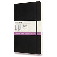 MOLESKINE L, měkké desky, linkovaný/čistý, černý - Zápisník