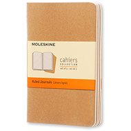 MOLESKINE Cahier S, brown - pack of 3 - Exercise Book