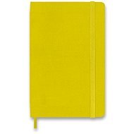 MOLESKINE Silk S, tvrdé desky, linkovaný, slámově žlutý - Zápisník