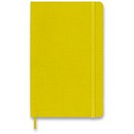 MOLESKINE Silk L, tvrdé desky, linkovaný, slámově žlutý - Zápisník