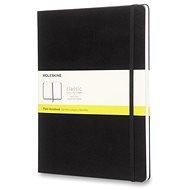 Moleskine XL, tvrdé desky, čistý, černý - Zápisník