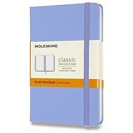 Moleskine S, tvrdé desky, linkovaný, nebesky modrý - Zápisník