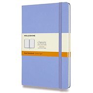 Moleskine L, tvrdé desky, linkovaný, nebesky modrý - Zápisník