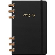 Moleskine 2023-2024 Spiral Academic L, černý - Diář