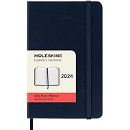 Moleskine 2024 S, tvrdé desky, modrý D - Diář