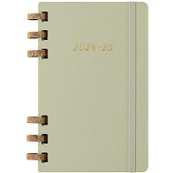 MOLESKINE 2024-2025 Spiral Academic L, hard cover, green - Planner