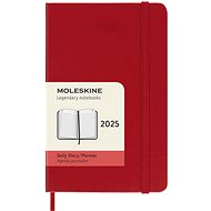 MOLESKINE 2025 S daily, hardboard, red - Planner