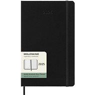 MOLESKINE 2025 L weekly, hardboard, black - Planner
