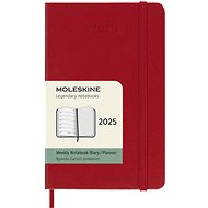 MOLESKINE 2025 S weekly, hard cover, red - Planner