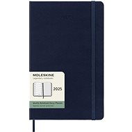 MOLESKINE 2025 L weekly, hardboard, blue - Planner