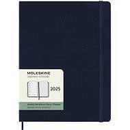 MOLESKINE 2025 XL týdenní, tvrdé desky, modrý - Planner