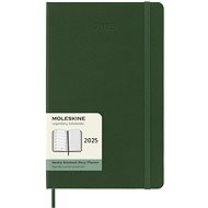 MOLESKINE 2025 L týdenní, tvrdé desky, zelený - Planner