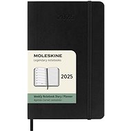 MOLESKINE 2025 S weekly, soft plates, black - Planner