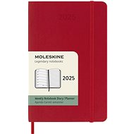 MOLESKINE 2025 S weekly, soft plate, red - Planner
