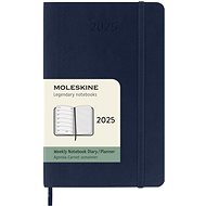 MOLESKINE 2025 S weekly, soft plates, blue - Planner