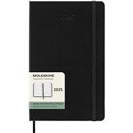 MOLESKINE 2025 L horizontal weekly, hardboard, black - Planner