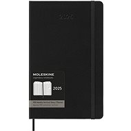 MOLESKINE 2025 L PRO vertikální týdenní , tvrdé desky, černý - Planner