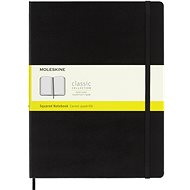 MOLESKINE XL, harter Einband, kariert, schwarz - Notizbuch