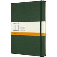 MOLESKINE XL, fester Einband, liniert, grün - Notizbuch