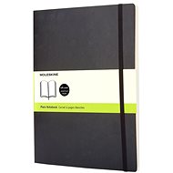 MOLESKINE XL, soft plates, clean, black - Journal