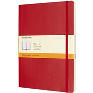 MOLESKINE XL, weicher Einband, liniert, rot - Notizbuch