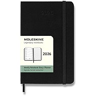 MOLESKINE 2026 S weekly, hard cover, black - Planner