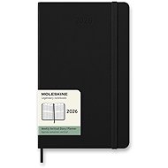 MOLESKINE 2026 L vertical weekly, hard plates, black - Planner