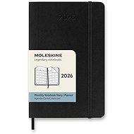 MOLESKINE 2026 S monthly, soft plates, black - Planner