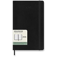 MOLESKINE 2026 L horizontal weekly, soft plates, black - Planner