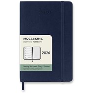 MOLESKINE 2026 S weekly, soft plates, blue - Planner