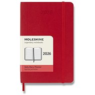 MOLESKINE 2026 S daily, soft plate, red - Planner