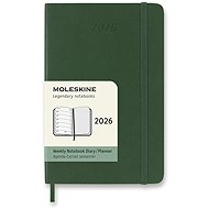 MOLESKINE 2026 S weekly, soft plates, green - Planner