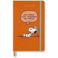 MOLESKINE 2026 Peanuts L weekly, hardcover, orange - Planner