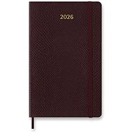 MOLESKINE 2026 P&E L weekly, soft plates, burgundy - Planner
