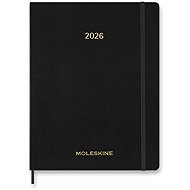 MOLESKINE 2026 Essential XXL Vertical Weekly, Soft Plate, Black - Planner