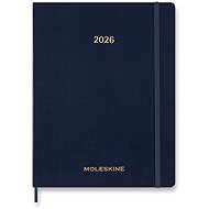 MOLESKINE 2025-2026 Essential XXL Vertical Weekly, Soft Plate, Blue - Planner