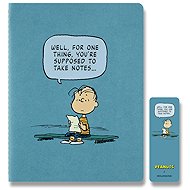 MOLESKINE Peanuts XL, lined, blue - Exercise Book
