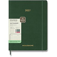 MOLESKINE 2027 Essential XXL Weekly Vertical, Soft Cover, Green - Planner