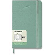 MOLESKINE 2027 Coloured Patterned L Weekly, Hard Cover, Green - Planner