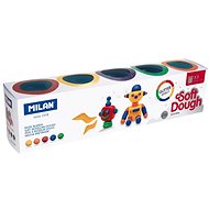MILAN Glitter Color, 5 × 142 g - Modelling Clay