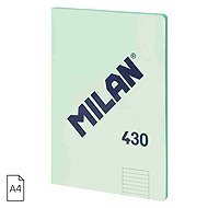 MILAN glued A4 with lined paper, green - Notepad