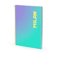 MILAN Sunset A4 ring binder, lined, turquoise - Journal