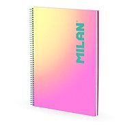 MILAN Sunset A4 ring binder, lined, pink - Journal