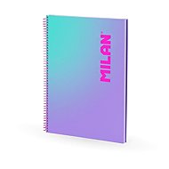 MILAN Sunset A4 ring binder, lined, purple - Journal