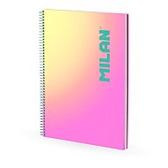 MILAN Sunset A4 squared ring binder, pink - Journal