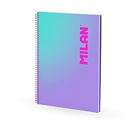 MILAN Sunset A4 ring binder, squared, purple - Journal
