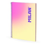 MILAN Sunset A4 ring binder, squared, yellow - Journal